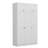Elegant White Wardrobe with Numerous Shelves, 53.1 x 100.4 x 20.5 inches | 100% Melamine Coated Particle Board, Thickness: 0.7 inches | Traditional Solid Color Design for Organized Storage & Style-2020671684