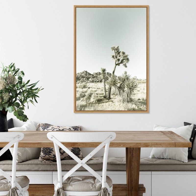 Impression sur toile encadrée, "Joshua Tree National Park" par Wilkey, H 33 po x l 23 po