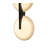 Traditional 2-Light LED Alabaster Wall Sconce 