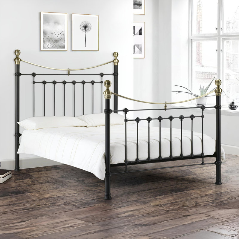 Hudson Bed, Kingsize (5'), Satin Black