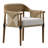 Hydra Teak Dining Chair with Performance Fabric
