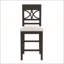 Ensemble de salle à manger à hauteur de comptoir rustique avec rangement, table en bois 6 pièces, banc et 4 chaises pour cuisines modernes et petits espaces-129945705