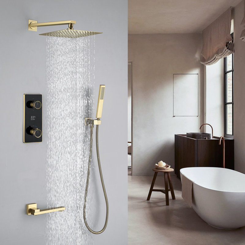 Complete Shower System with Rough in-Valve