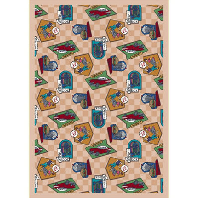 Tapis Just for Kids Fabulous Fifties, Rectangle 3 pi 10 po x 5 pi 4 po