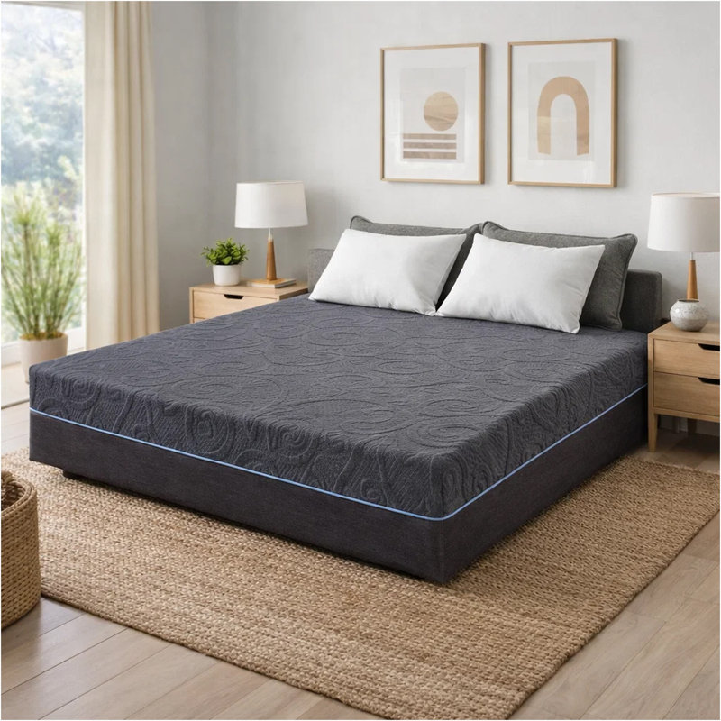 Kae California King Mattress, Hybrid Cool Gel Memory Foam, 14 Inch Medium, California King