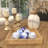 Ceramic Handmade Glossy Decorative Ball Floral Orbs & Vase Filler with Varying Patterns