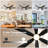 60/72 Inch 6-blade Modern Solid Wood Ceiling Fan With Light And Remote, High Cfm Large Airflow Ceiling Fan, Quiet Reversible Dc Motor, Indoor Outdoor Fan For Porch Gazebo Living Room Kitchen Garage-1099215068-1089267235-1089267232