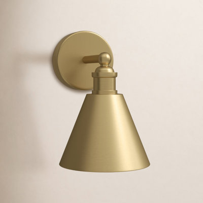 Elton Single Light Dimmable Armed Sconce