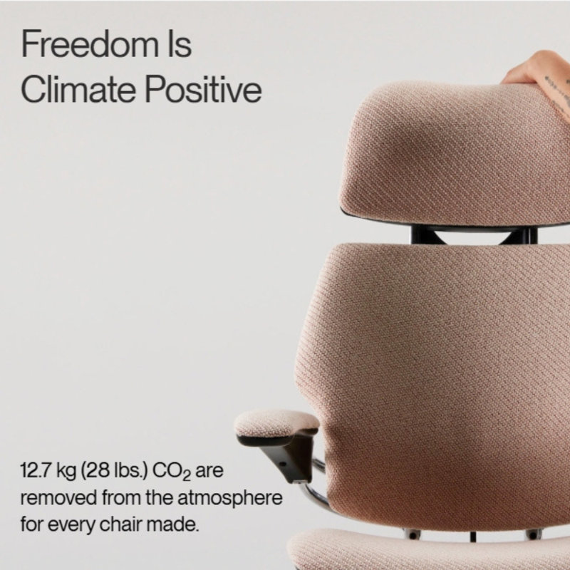 Freedom Headrest Ergonomic Task Chair - Autumn, Orange - 55