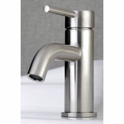 Kingston Brass Concord Single-Handle 1-Hole Deck Mount Bathroom Faucet with Push Pop-Up