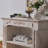 Beige Solid Wood Freestanding Fireplace