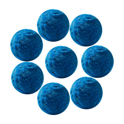 Boules de filtre de piscine pour pompe à filtre à sable, piscine, 4 lb, bleu