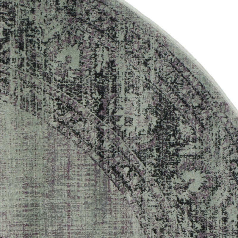 Tapis oriental performance rétro, Rond 6 pi