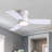 32'' Small Ceiling Fan With Light Kit & Remote-740172514-740172516