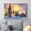 Coucher de soleil, hiver, pin, neige, forêt, nature, photographie, paysage sauvage, paysage, décor-99141809-99141812