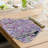Springtime Garden 4 Piece Reversible Wedge Shaped Easy Care Placemats