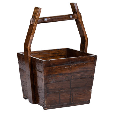 Bloomsbury Market Solid Wood Decorative Bin