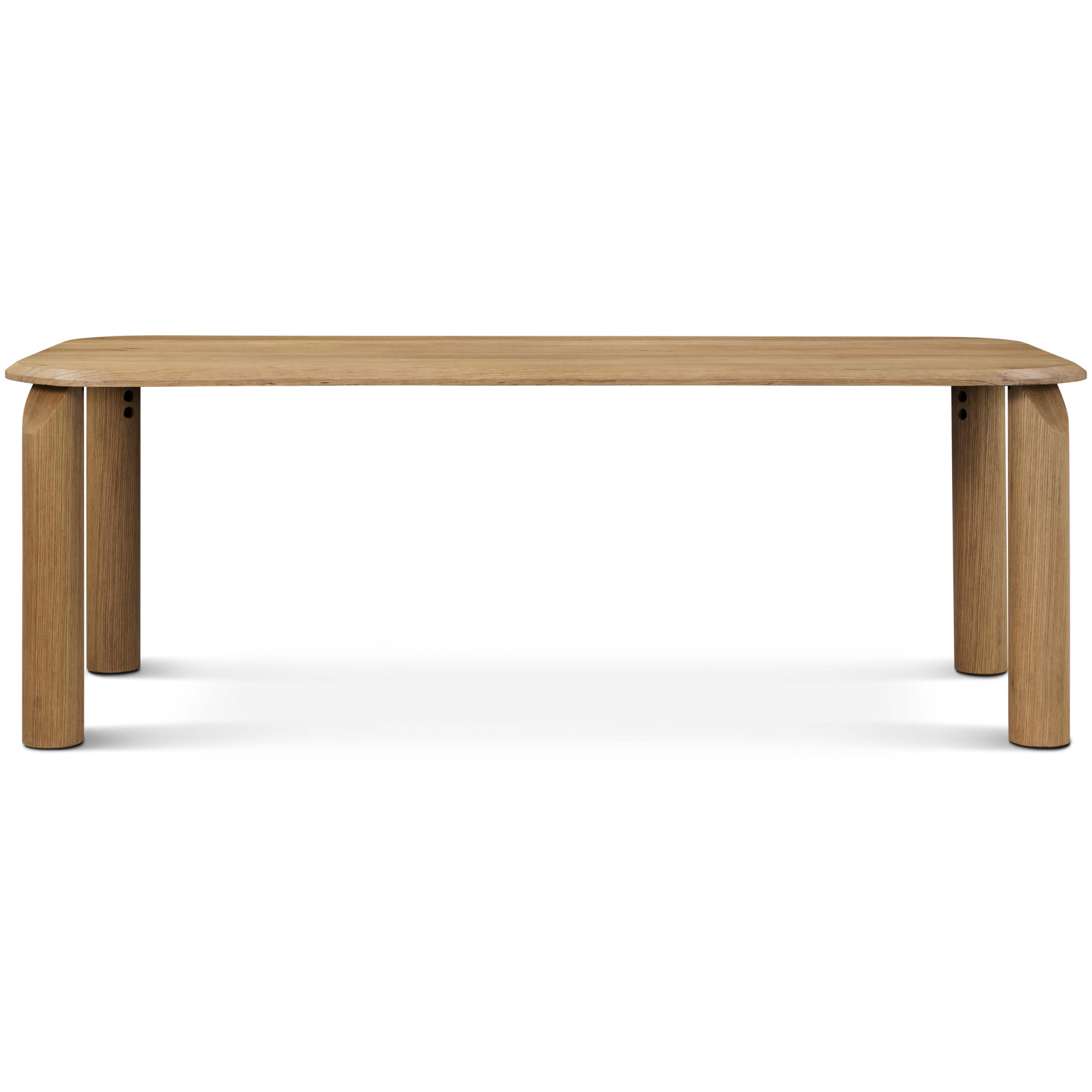 Dining Table, Natural, 30" H x 86.61" L x 39.37" W