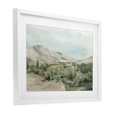 «Desert Majesty Landscape», reproduction encadrée sous verre, conception par Hannah Dawson