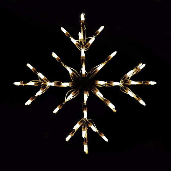 The Holiday Aisle® Snowflake Lighted Display | Wayfair