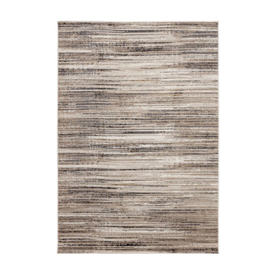 Tapis à rayures abstraites modernes Louque Calhoun