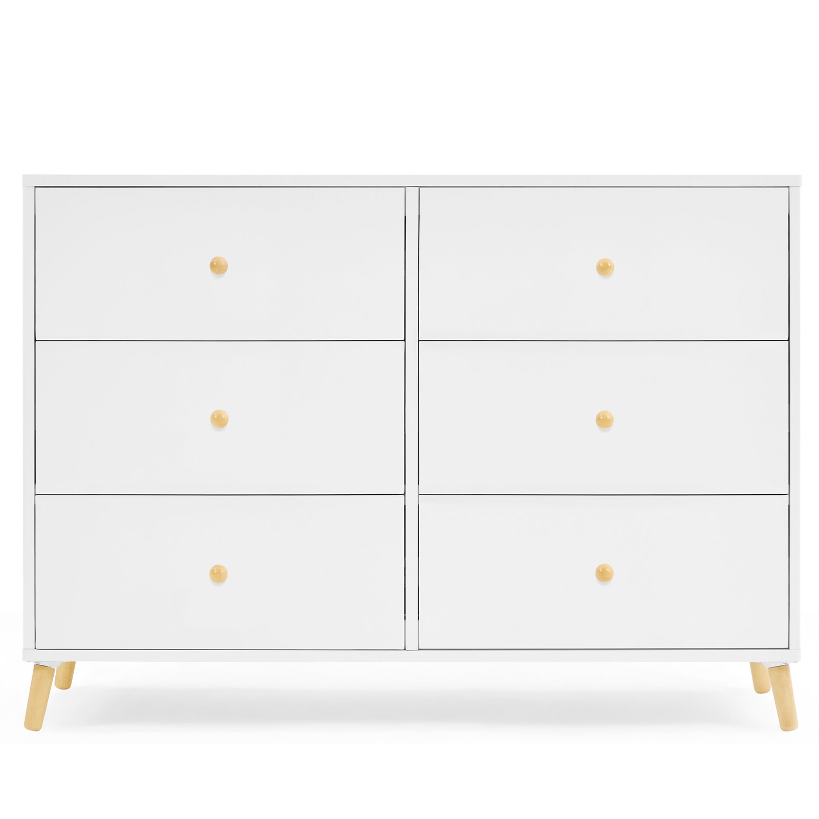 Delta Children Essex 6 Drawer Dresser, White