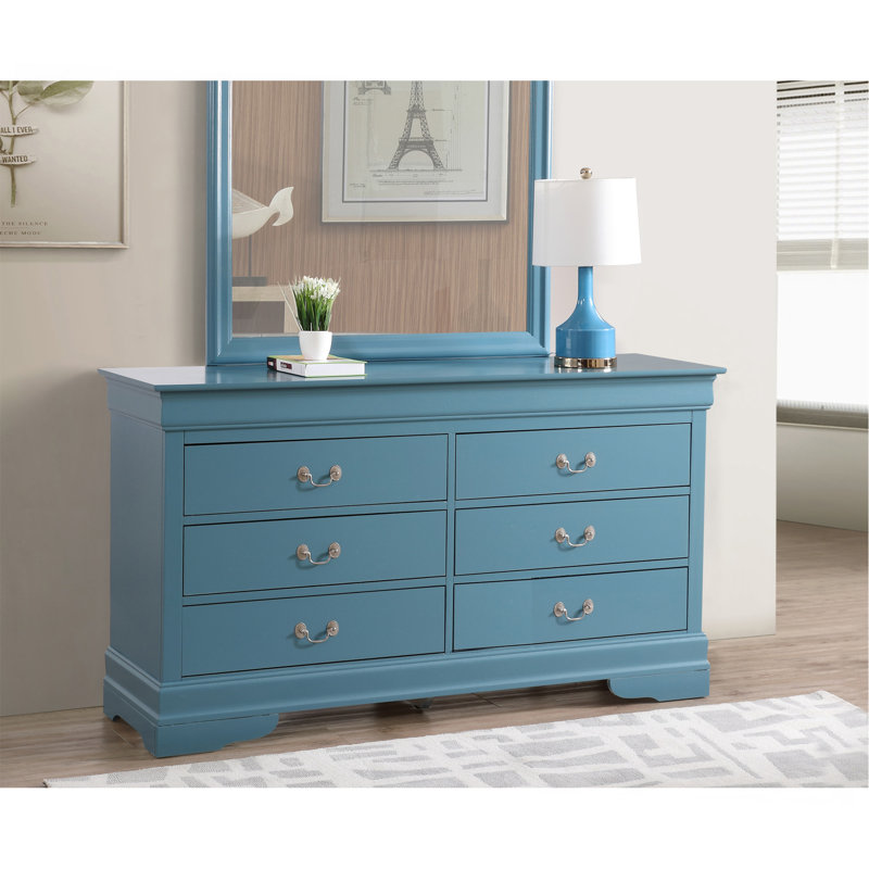 Commode, bleu sarcelle