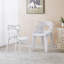 4 chaises de salle à manger en plastique