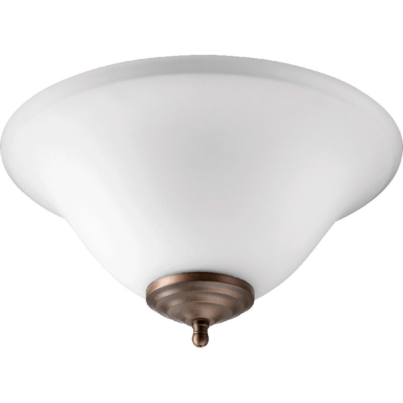 Ventilateur de plafond bol 2 lumières Volner