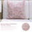 Boho Block Print Pillow Cover Size 16X16 Handcrafted for Couch or Sofa, Fabdivine Rameshwaram Pink -114981528
