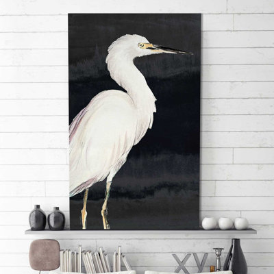 " Heron On Black II " by Lanie Loreth