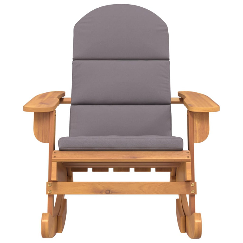 Chaise berçante Adirondack, gris