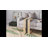 Modern Side Table, Oak & Anthracite, 11.8 x 22.4 x 15.7 inches | 100% Melamine Coated Particle Board, Thickness: 0.7 inches | Stylish & Functional Design for Living Room & Bedroom, Perfect for Small Spaces-1228045629