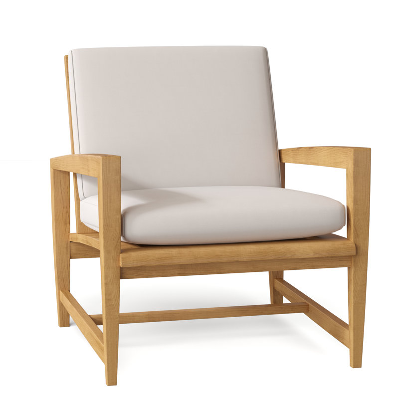 Amalfi Outdoor Teak Armchair, Fog
