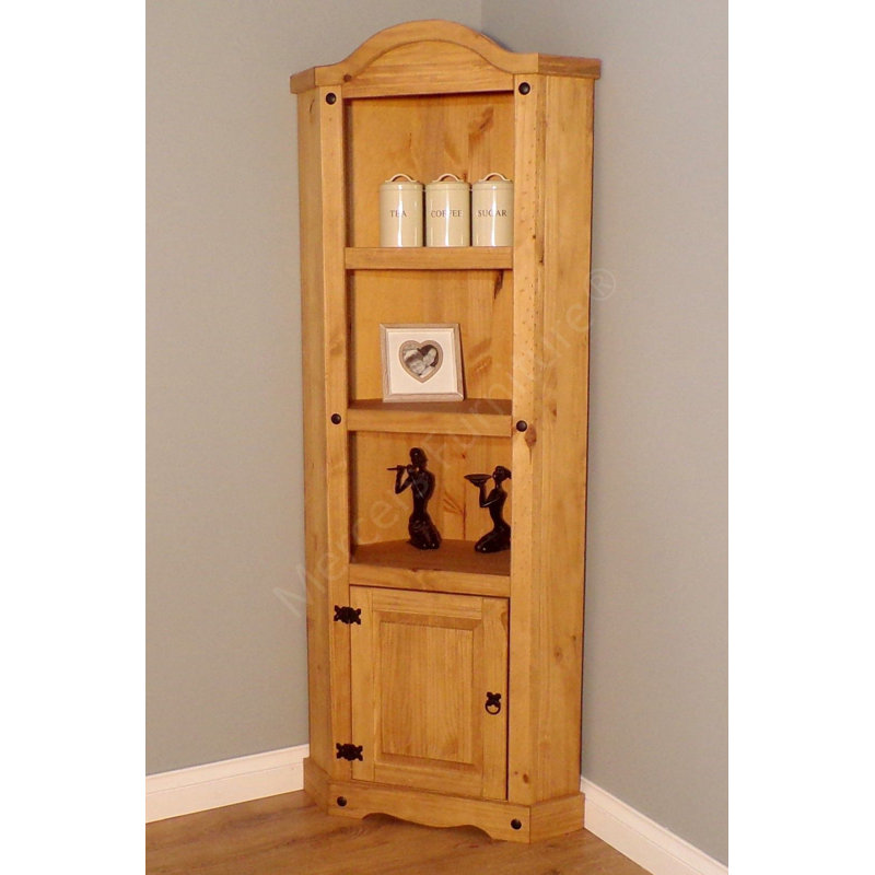 Palmea Display Cabinet, Antique Wax