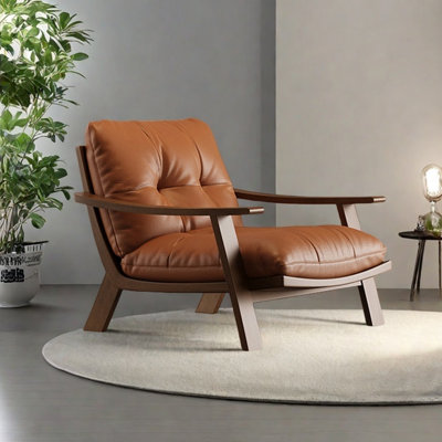 Fauteuil de loisir en similicuir léger et luxueux