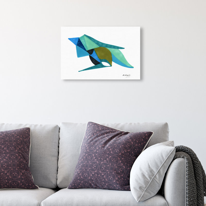 Manuel Roman - Azules Y Aquas Print by Oliver Gal, 10"H x 15"W, Gallery Wrapped