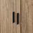 Storage Cabinet With Two Doors For Bathroom, Office, Adjustable Shelf, MDF Board, Brown (Old Sku:N725P181207D)-103351254