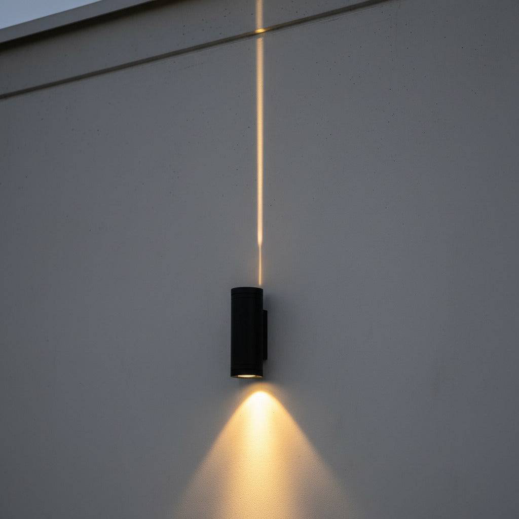 Rackhams Black/Light 9 Watt Led Up And Down - Image 2