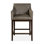 Upholstered Stool with Solid Wood Frame