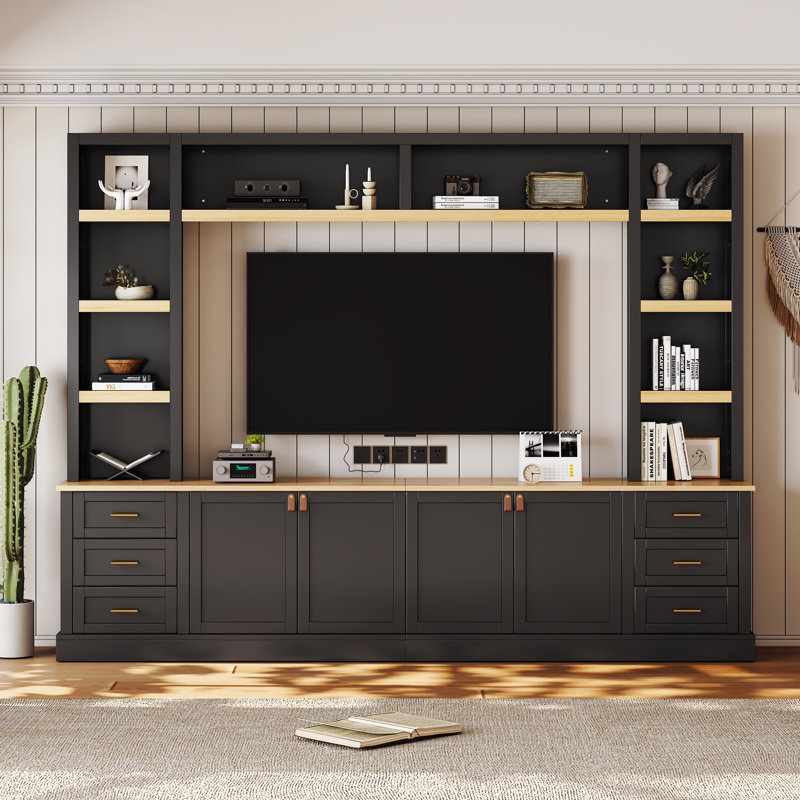 Entertainment Center For Tvs Up To 75", Black