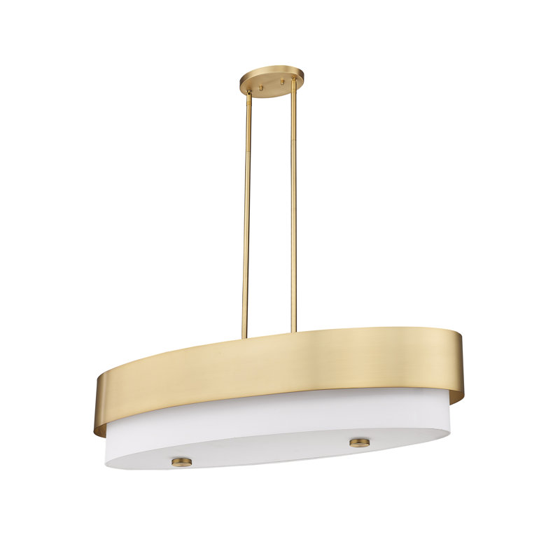Oliviu 5 - Light Dimmable Geometric Chandelier, Modern Gold