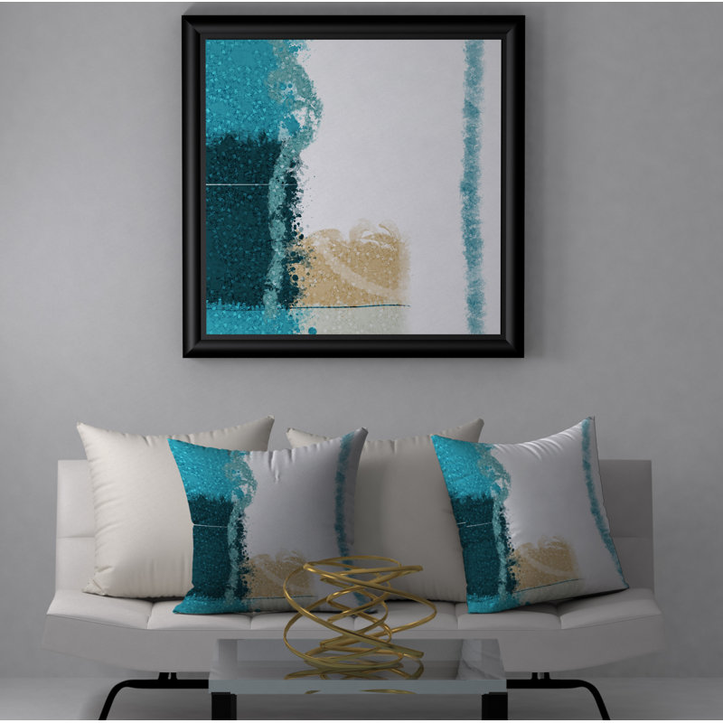 Housse de coussin carrée/insert, 18" x 18"