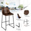 Bogner Bar Stool with Iron Frame-1832605721