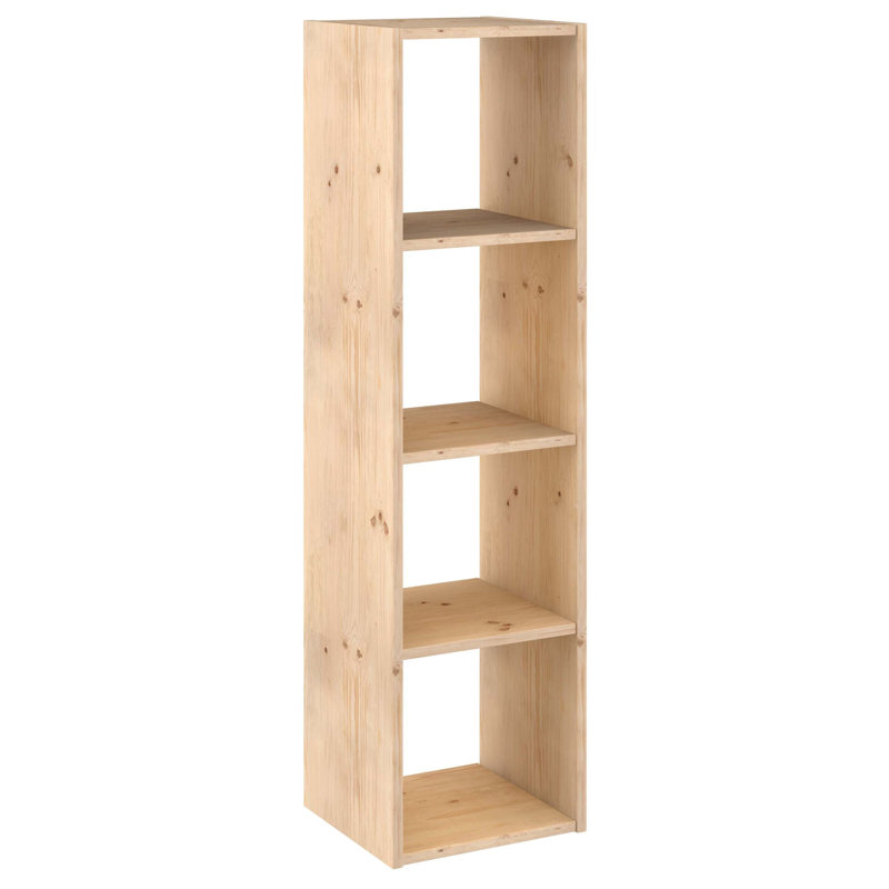 Aylsham 140cm H x 36.2cm W Solid Wood Cube Bookcase