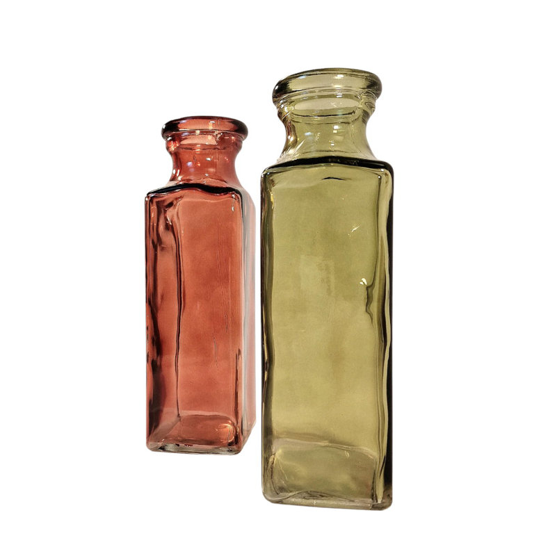 Tamaira Glass Decorative Jar - Set of 2
