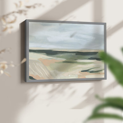 «Pastel Plains II», reproduction encadrée