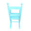 Fauteuil à bascule bleu clair pour enfants - intérieur ou extérieur - convient aux enfants - durable-81120580