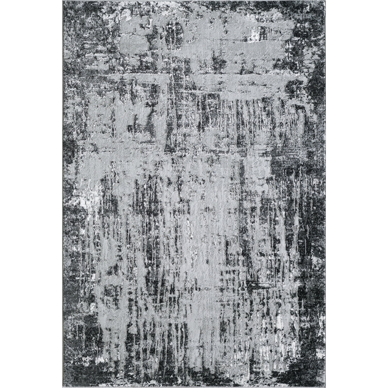 Forysthe Abstract Area Rug, Rectangle 60 x 110cm