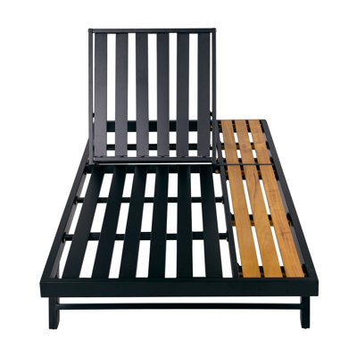 Structure de chaise longue en bois